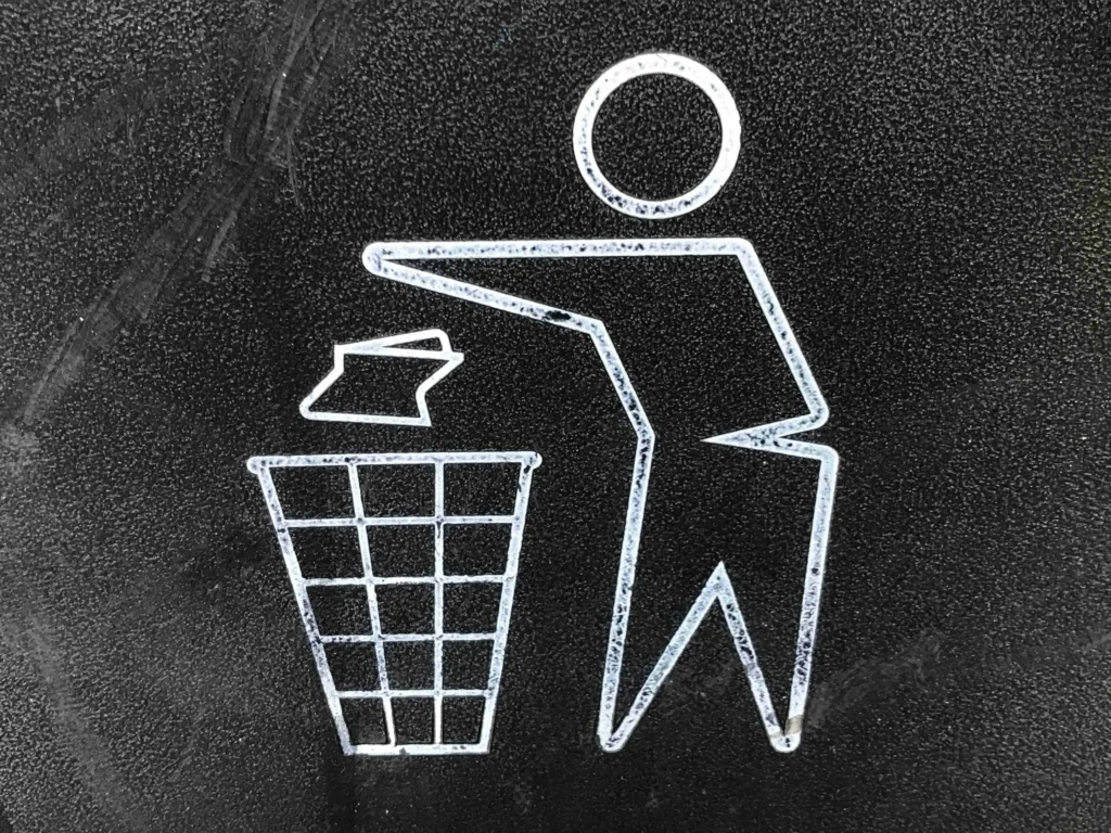 Wheelie bins outside a row of rented houses in Ireland SCHEMA
