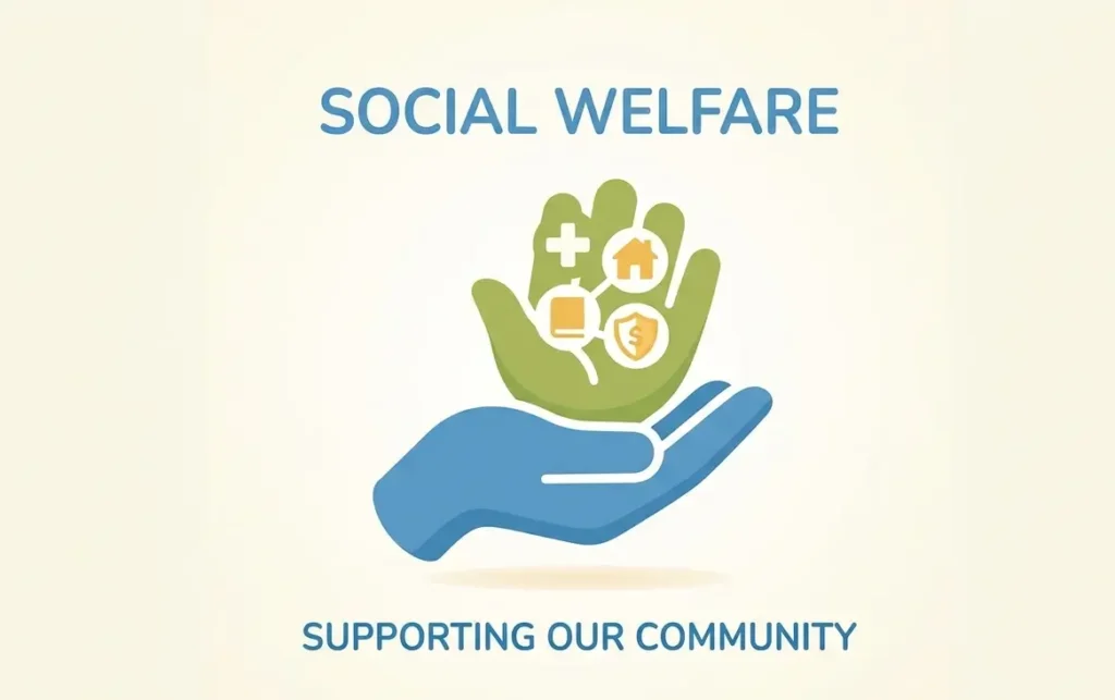 Irish social welfare payment types chart showing PRSI and means-tested categories